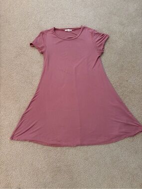 Rolla Coster Mauve Short Sleeve A-Line Dress